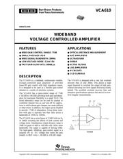 VCA610U 数据规格书 1