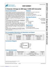 ADC122S021CIMMX/NOPB 数据规格书 1