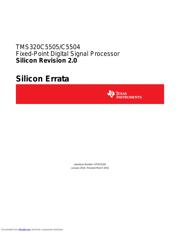 TMS320C5505AZCHA12 datasheet.datasheet_page 1