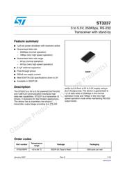 ST3237BPR 数据规格书 1