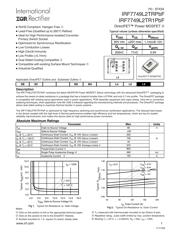 IRF7403TRPBF Datenblatt PDF