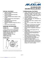 DS1992 datasheet.datasheet_page 1