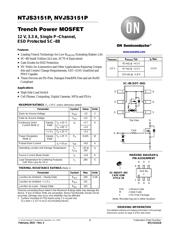 NTJS3151PT2G 数据规格书 1