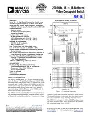 AD8116 datasheet.datasheet_page 1