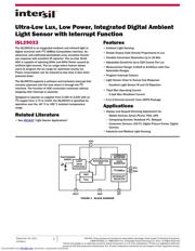 ISL29033 datasheet.datasheet_page 1