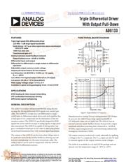 AD8133ACP-REEL datasheet.datasheet_page 1