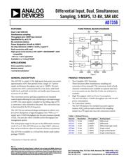AD7356YRUZ Datenblatt PDF