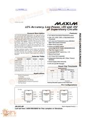 MAX814 datasheet.datasheet_page 1