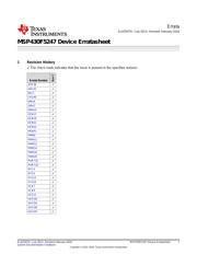 MSP430F5247IZQE 数据规格书 1