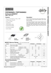 FDPF5N50NZU datasheet.datasheet_page 1