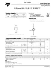 SUM45N25-58-E3 数据规格书 1