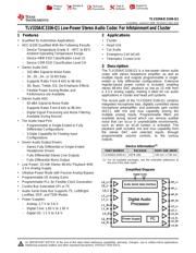 TLV320AIC3106-Q1 datasheet.datasheet_page 1