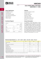 HMC609 datasheet.datasheet_page 1