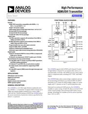 AD9889BBCPZ-165 datasheet.datasheet_page 1