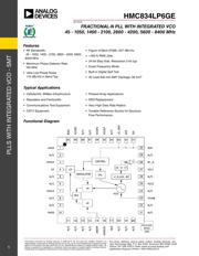 HMC834LP6GETR 数据规格书 1