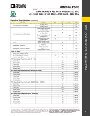 HMC834LP6GETR 数据规格书 5