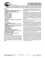 CY7C4205V15ASC datasheet.datasheet_page 1