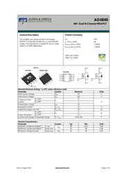 AO4840 datasheet.datasheet_page 1