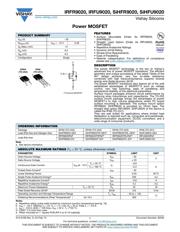 IRFR9020 Datenblatt PDF