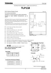 TLP187(TPL,E Datenblatt PDF