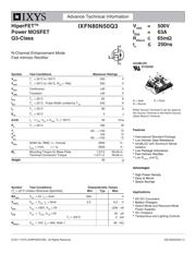IXFN80N50Q3 Datenblatt PDF