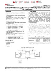 SN74AVC4T774PWR 数据规格书 1