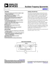 AD9552BCPZ datasheet.datasheet_page 1