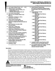 MSP430F1612IPM 数据规格书 2