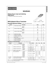 BD441STU 数据规格书 1