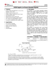 LM2991S/NOPB Datenblatt PDF