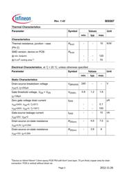 BSS87E6327 datasheet.datasheet_page 2