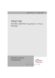 TDA7100 datasheet.datasheet_page 3