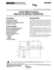 ADS800U 数据规格书 1