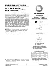 NSS20101JT1G 数据规格书 1