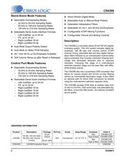 CS4398-CNZ datasheet.datasheet_page 2