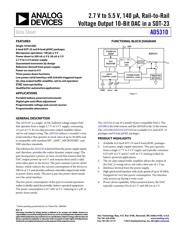 AD5310BRMZ-REEL7 Datenblatt PDF