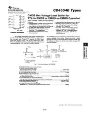 CD4504BPW 数据规格书 1