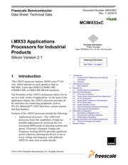 MCIMX27MOP4AR2 数据规格书 1