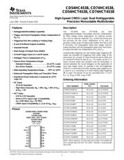 CD4538BCM Datenblatt PDF