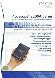 PICOSCOPE 2205A-D2 数据规格书 1