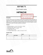HD74HC240P 数据规格书 1