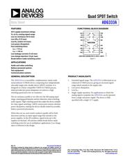 ADG333ABRSZ Datenblatt PDF