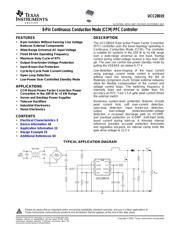 UCC28019DR Datenblatt PDF