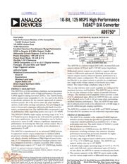 AD9750 datasheet.datasheet_page 1