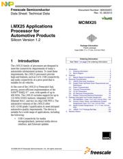 MCIMX251AJM4AR2 数据规格书 1