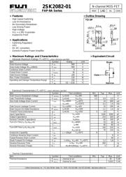 2SK2082-01 datasheet.datasheet_page 1