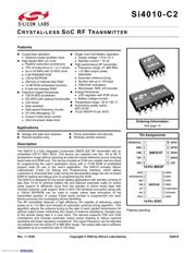 SI4010-C2-GSR 数据手册