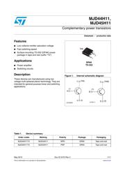 MJD45H11T4 datasheet.datasheet_page 1