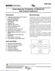 ADS1110A1IDBVT Datenblatt PDF