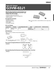 G3VM62J1 数据规格书 1